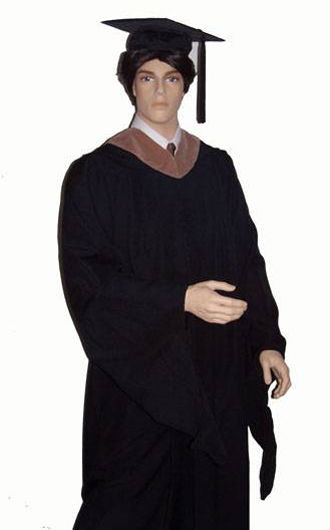 masters cap gown hood